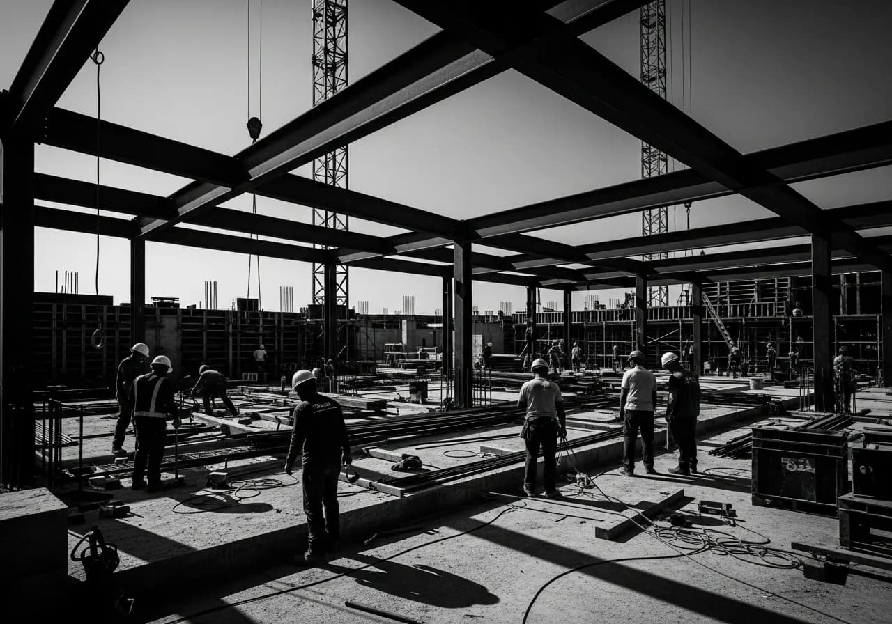 Crew finishing a milestone phase on a jobsite